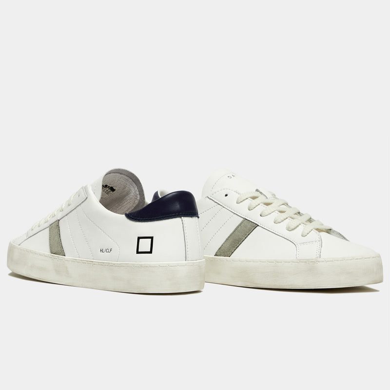 sneakers d.a.t.e modello hill low calf-white-blu