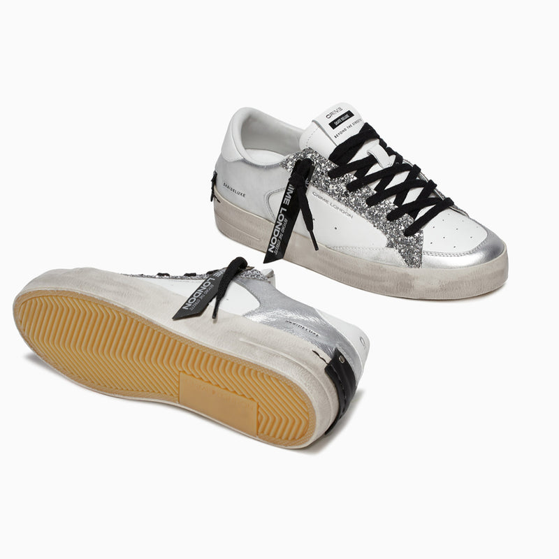 crime london modello sk8 deluxe silver glam