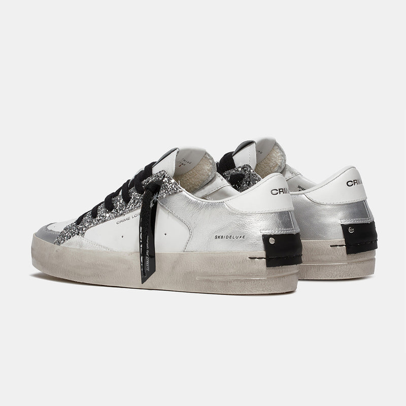 crime london modello :SK8 DELUXE SILVER GLAM
