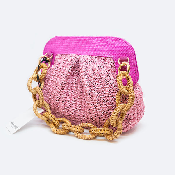 borsa via mail bag modello lia knit