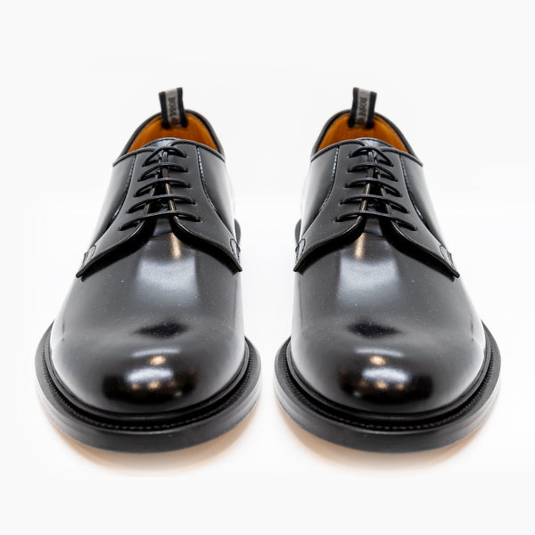 derby 5 fori rossi shoes