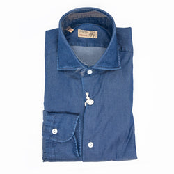 camicia in denim barba napoli