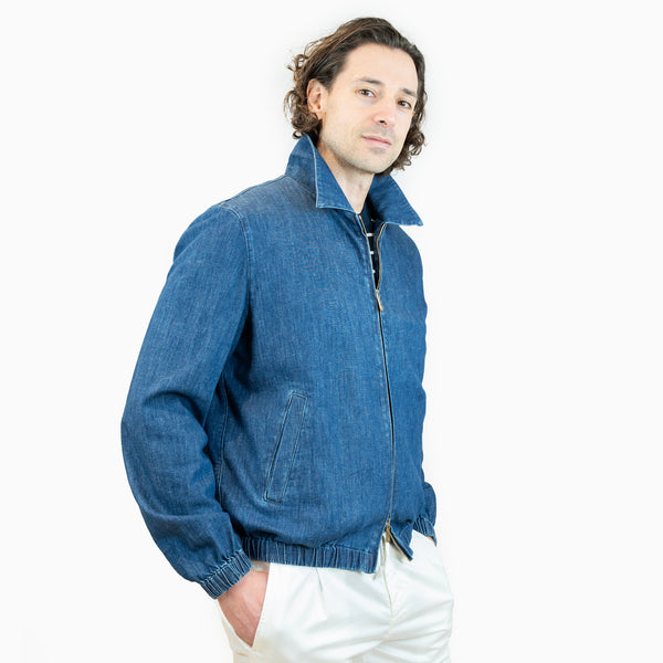 eleventy giubbotto in denim