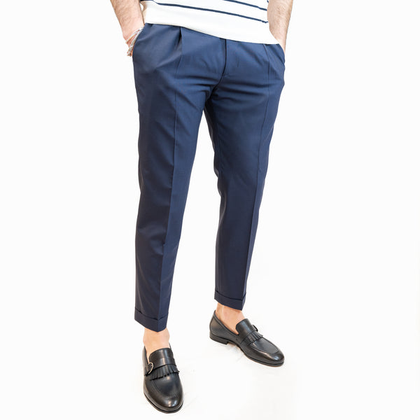 berwich pantalone in lana modello  x retro