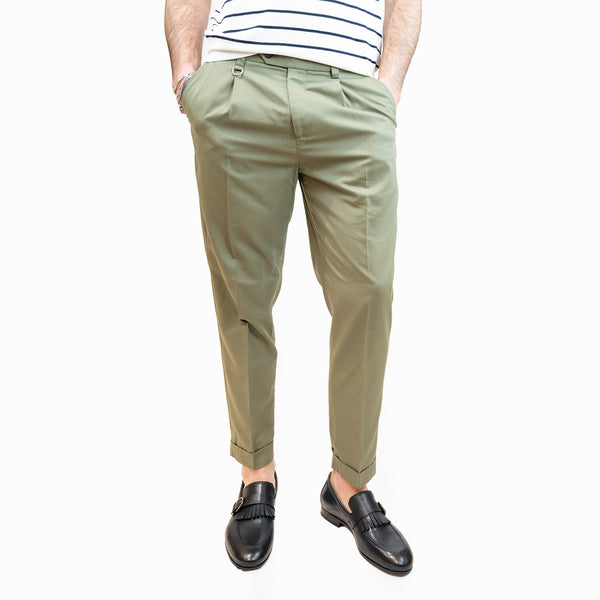 paolo pecora pantalone con pince