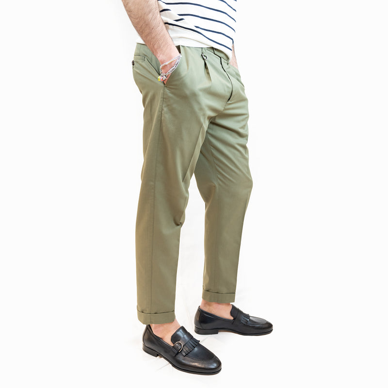 paolo pecora pantalone con pince