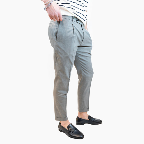 berwich pantalone in lana modello x retro