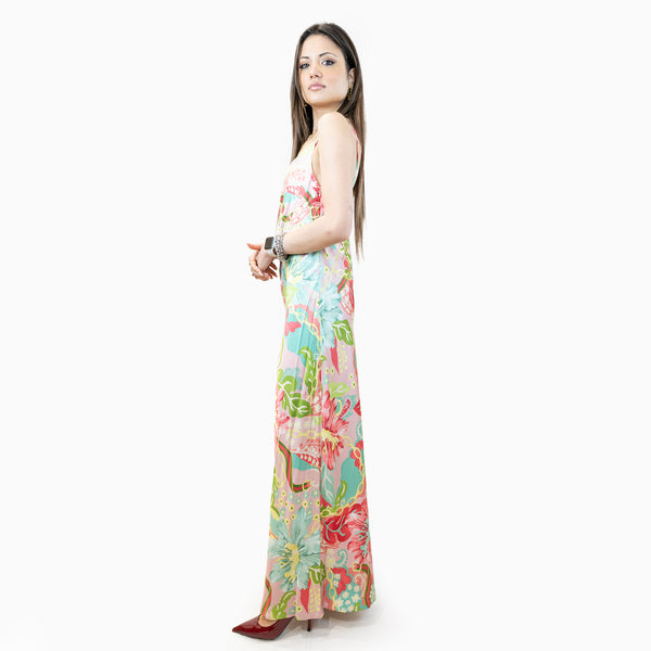abito floreale clips