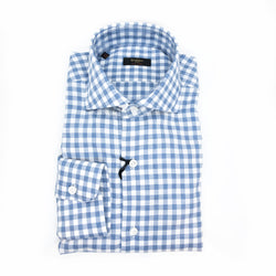 barba camicia a quadri
