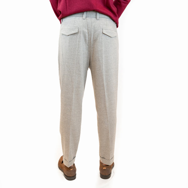 Pantalone paolo pecora con pince
