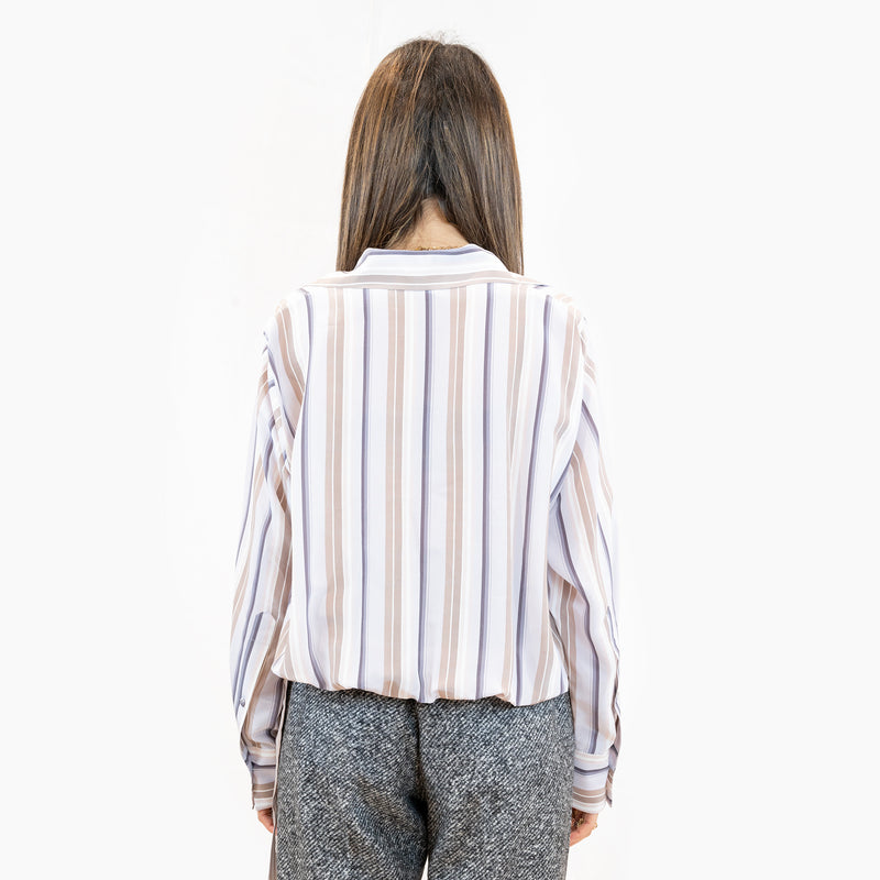 seventy camicia in viscosa e seta