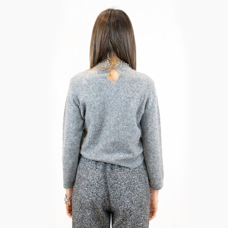 maglia seventy con strass