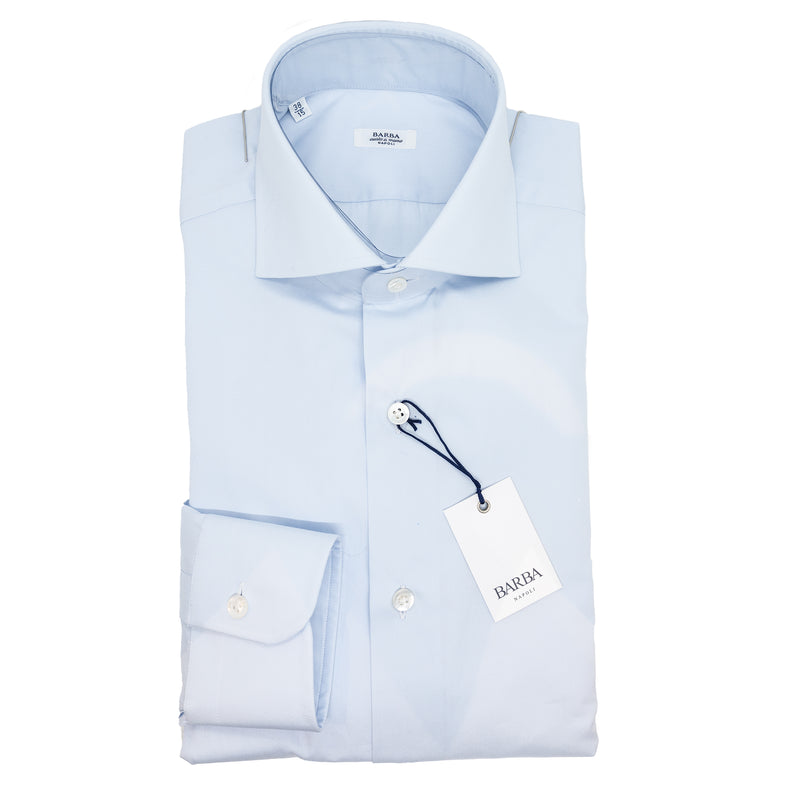 camicia celeste barba napoli